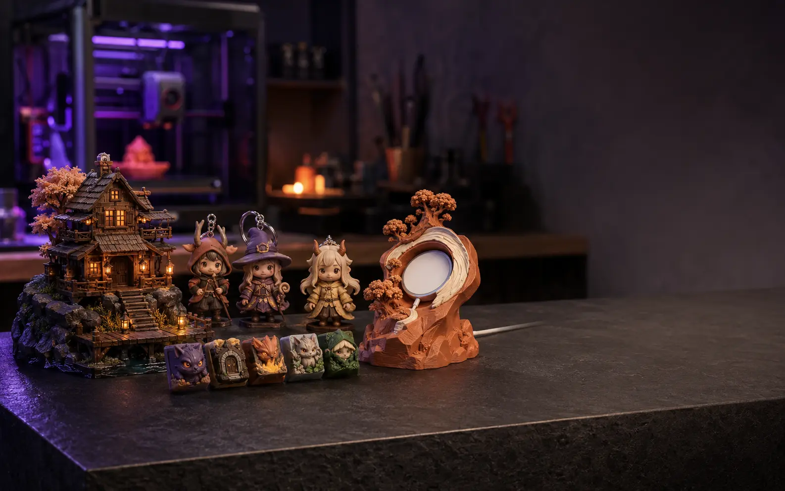 Không gian sáng tạo và sản phẩm của Lumino Craft Artist