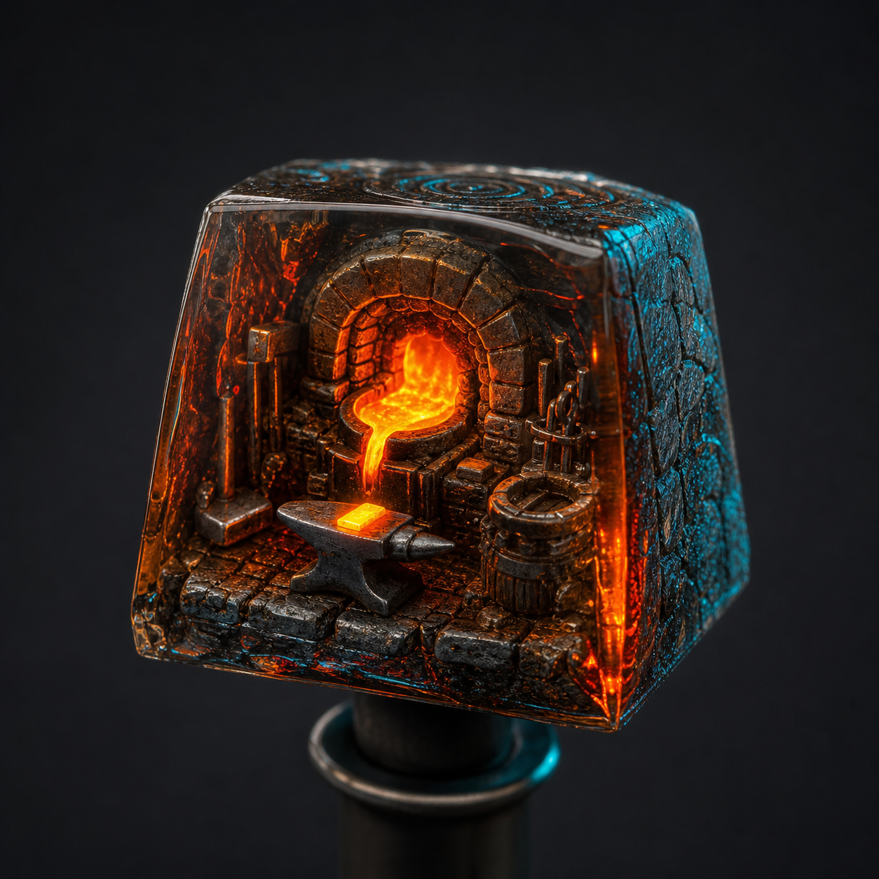 Ember Forge Artisan Keycap