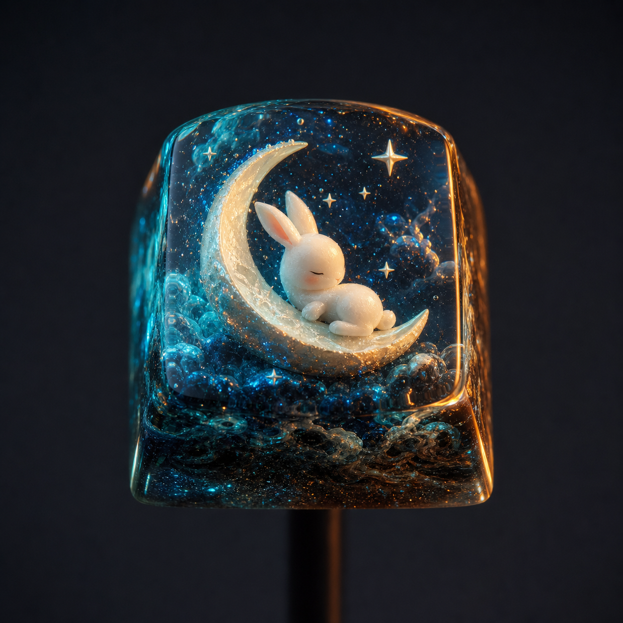 Lunar Rabbit Artisan Keycap