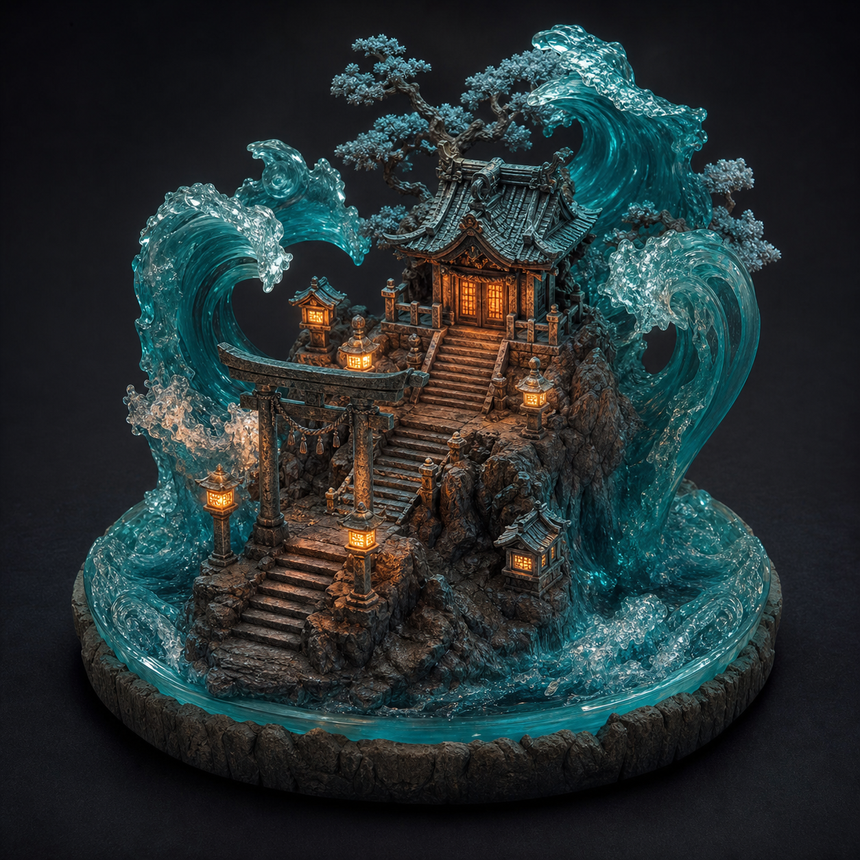 Tide Shrine Diorama