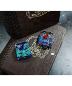 Keycap artisan bạch tuộc biển sâu handmade phiên bản đỏ và tím